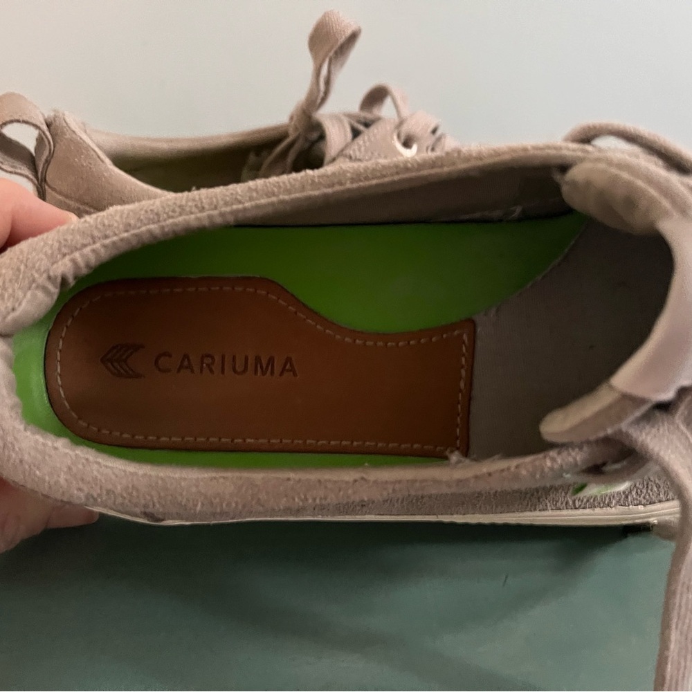 Cariuma low OCA suede sneakers in cloud grey women’s 7 / 7.5 - Picture 8 of 10